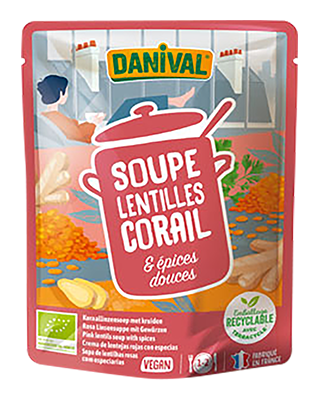 Danival Koraallinzen Kruidensoep Bio (500 ml)