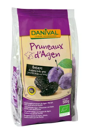 Danival Pruimen Agen met Pit 44/55 Bio (500 gr)