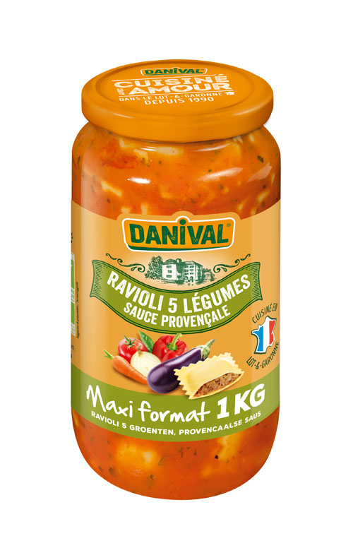Danival Ravioli met Groenten Bio (1000 gr)