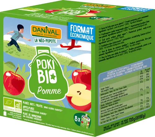 Danival Poki Appelpuree Bio (8 x 90 gr)