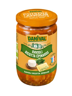 Danival Ravioli met Ricotta en Spinazie Bio (670 gr)