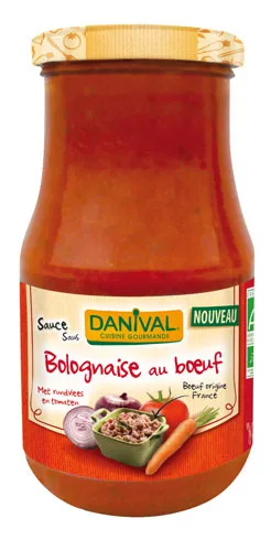 Danival Bolognaise Saus met Rundsvlees Bio (430 gr)