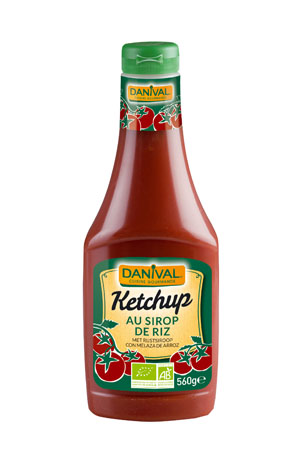 Danival Ketchup Knijpfles Groen (rijststroop) Bio (560 gr)