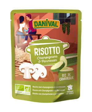 Danival Risotto met Champignons Bio (250 gr)
