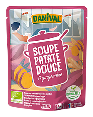 Danival Zoete Aardappelsoep met Gember Bio (500 ml)