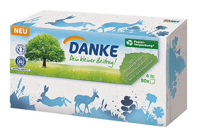 Danke Doos Tissues 4 Laags (80 stuks)
