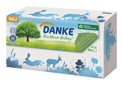 Danke Doos Tissues 4 Laags (80 stuks)