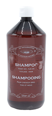 De Natuurkapper Shampoo Vet, Fijn en Futloos Haar (1000 ml)