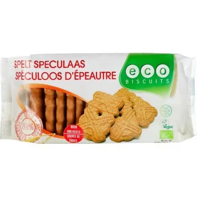 Eco-biscuits Spelt Palmvrij Speculaaskoekje Bio (175 gr)