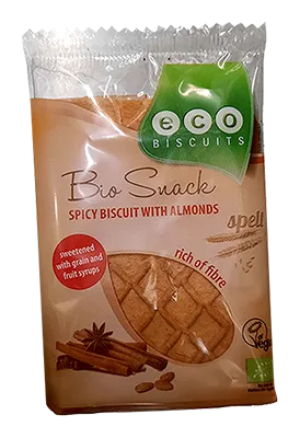 Eco-biscuits Spelt Speculaas Amandelkoek Bio (45 gr)