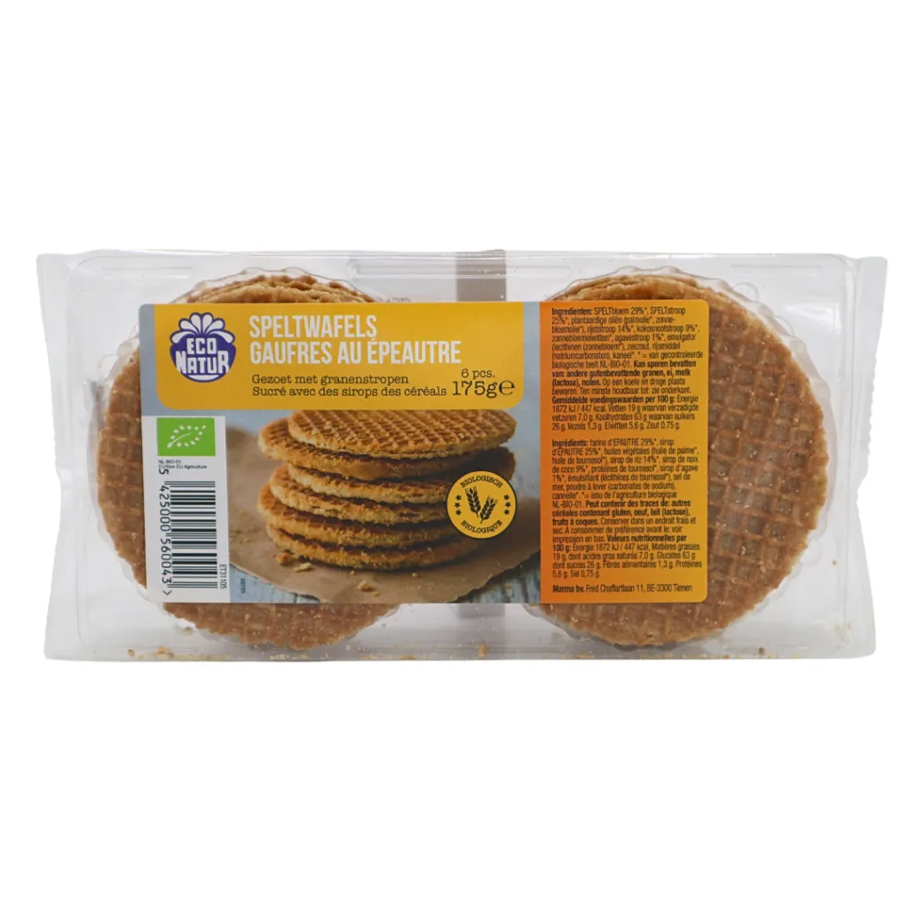 Eco-natur Eco Natur Speltwafels Bio (175 gr)