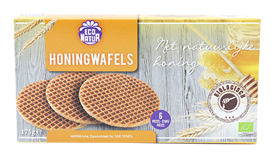 Eco-natur Eco Natur Honingwafels Bio (175 gr)