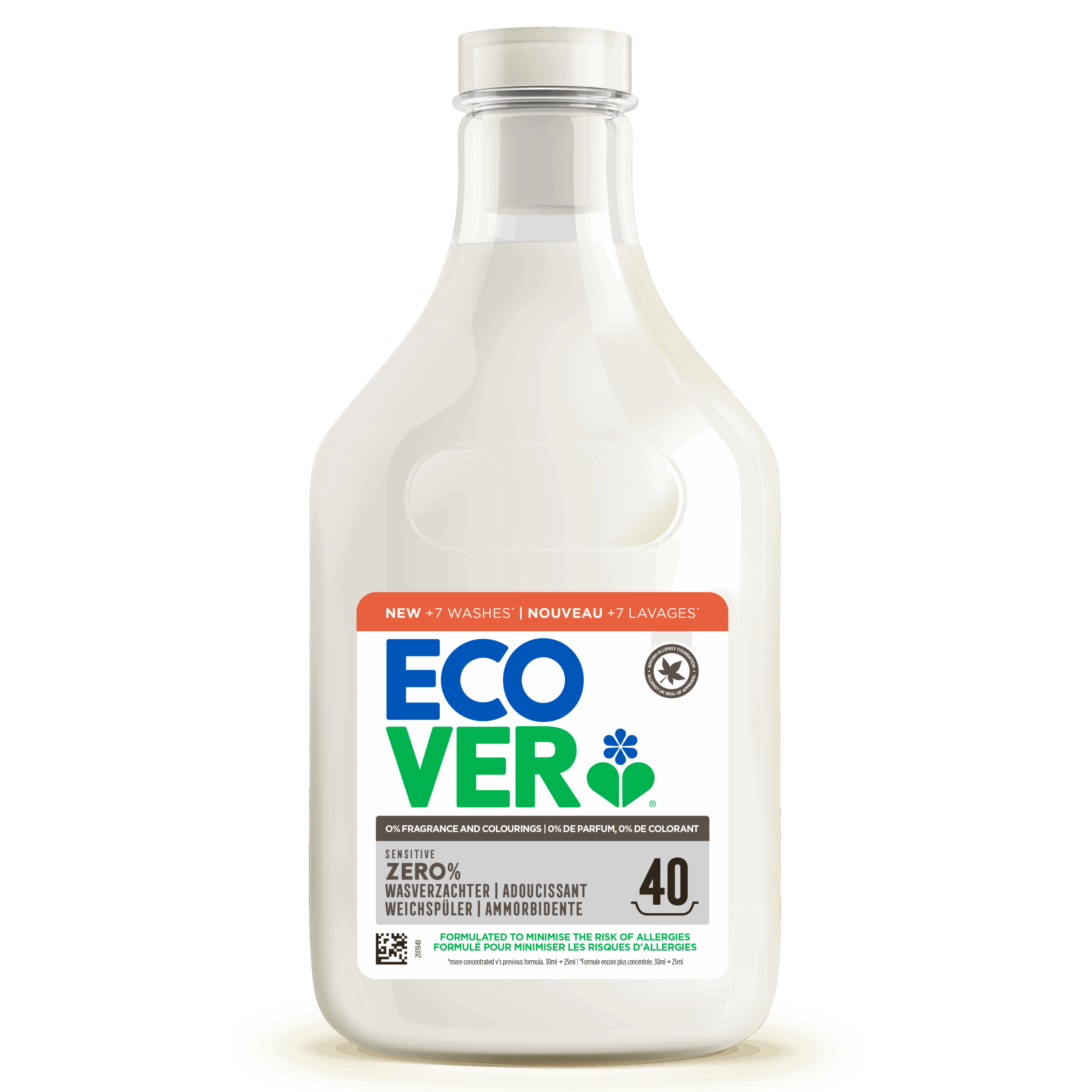 Ecover Wasverzachter Concentrate Zero (1000 ml)