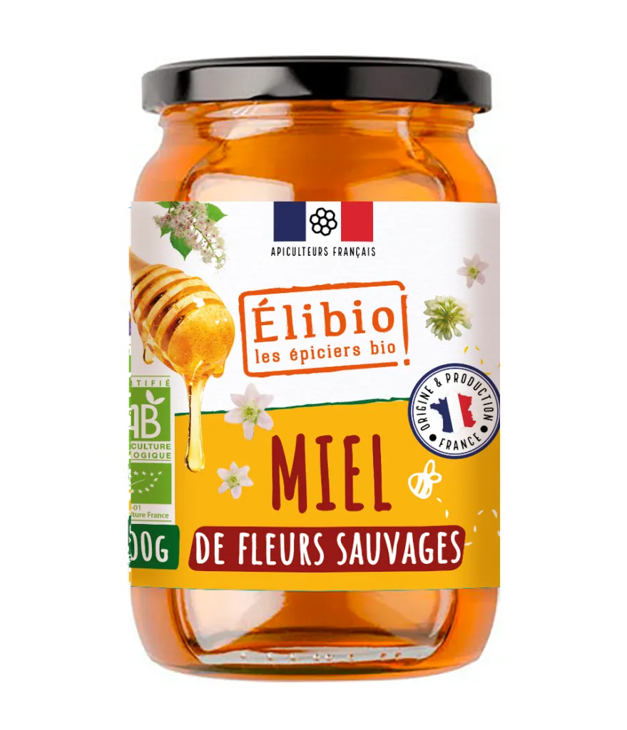 Elibio Élibio Honing van Wilde Bloemen Frankrijk Bio (500 gr)