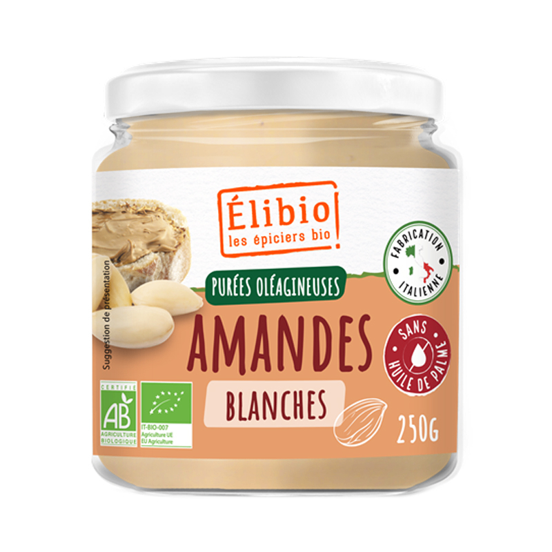 Elibio Élibio Amandelpasta Wit Bio (250 gr)