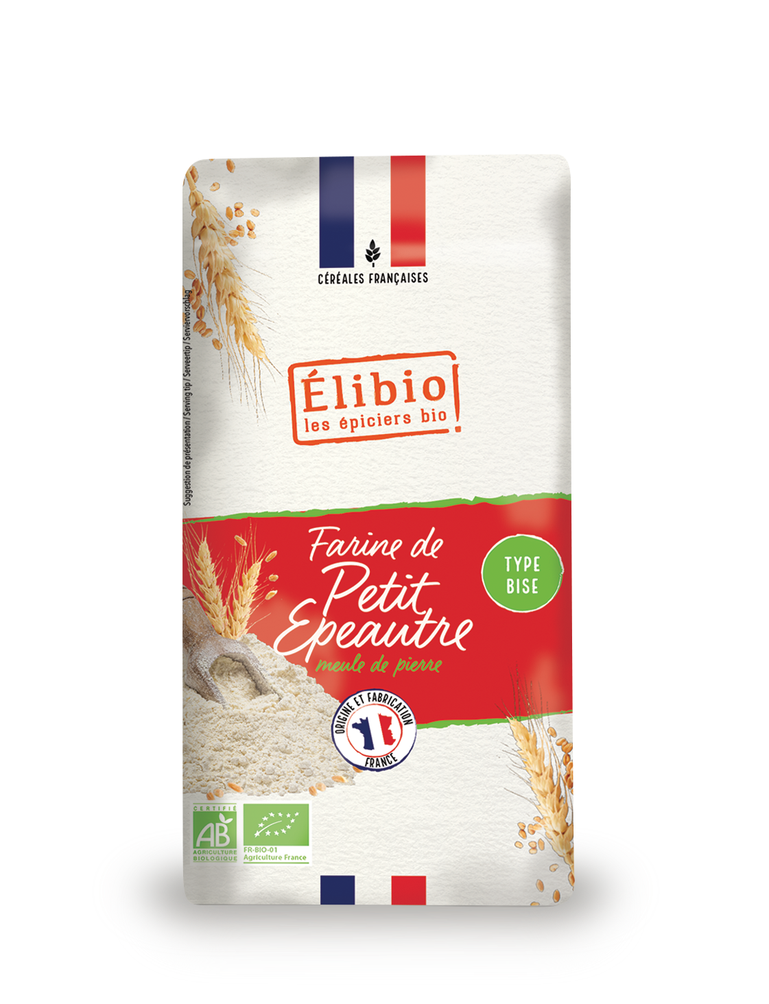 Elibio Élibio Kleine Speltmeel - Frankrijk Bio (1000 gr)