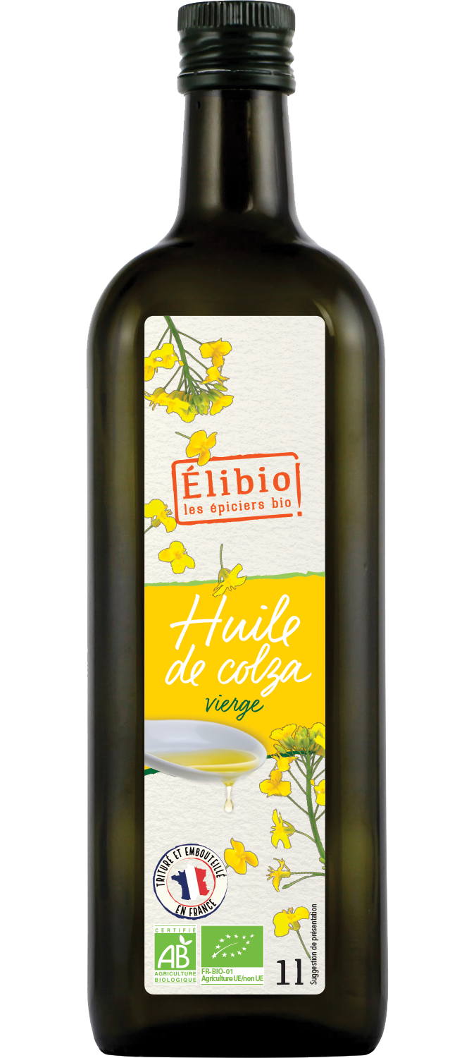Elibio Élibio Koolzaad Olie Bio Frankrijk (1000 ml)