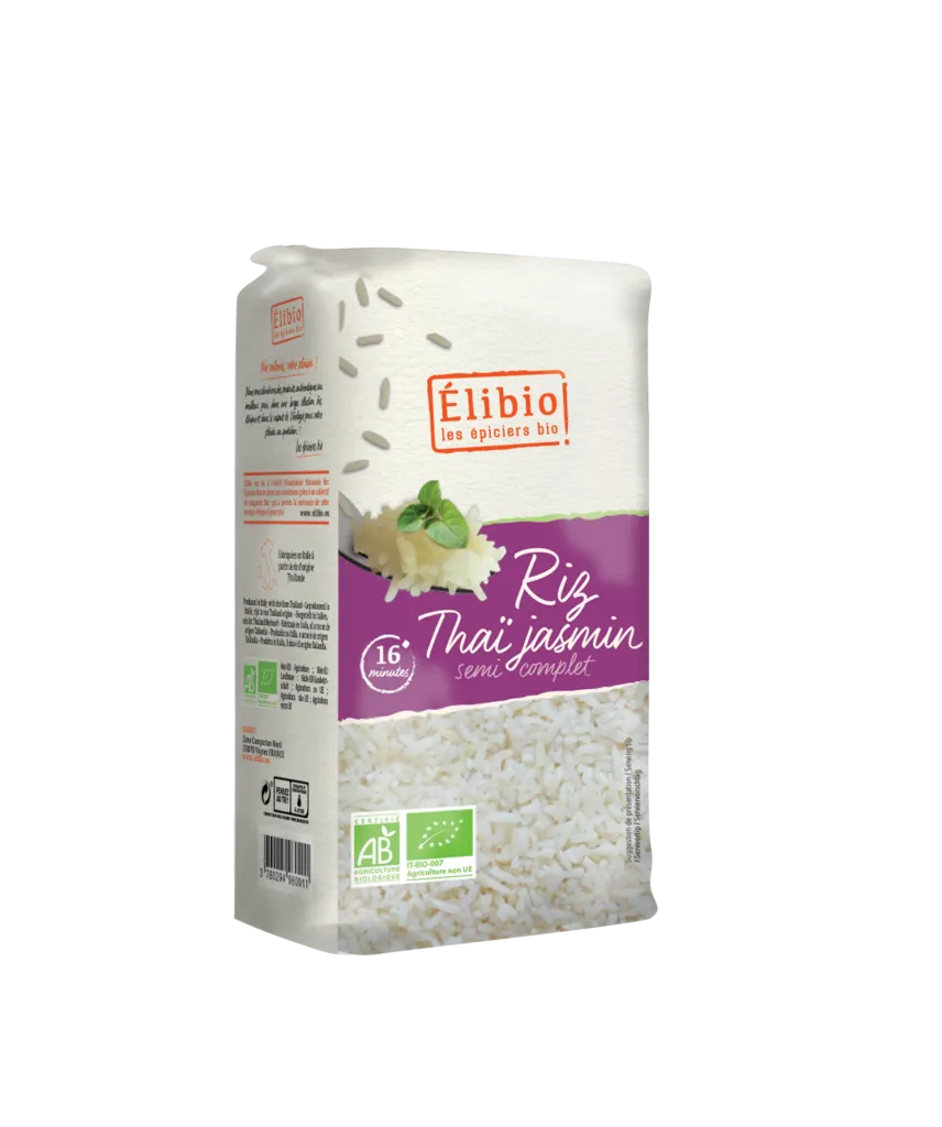 Elibio Élibio Rijst Halfvol Thai Bio (1000 gr)