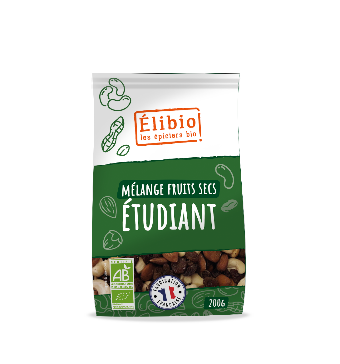 Elibio Élibio Studentenhaver Bio (200 gr)