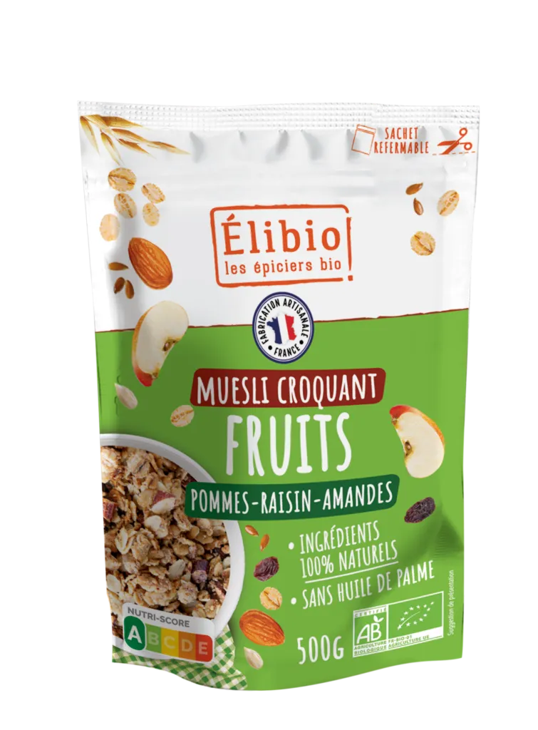 Elibio Élibio Krokante Fruit Muesli Bio (500 gr)