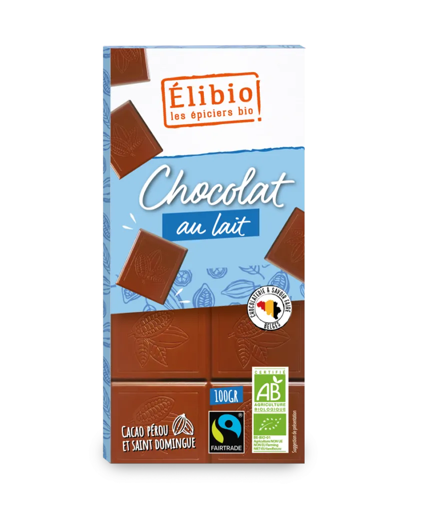 Elibio Élibio Melk Chocolade Tablet 42% Cacao Bio (100 gr)