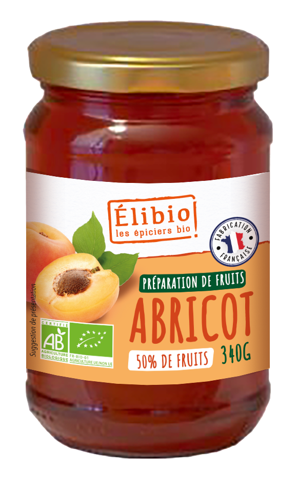 Elibio Élibio Abrikozen Confituur Bio (340 gr)