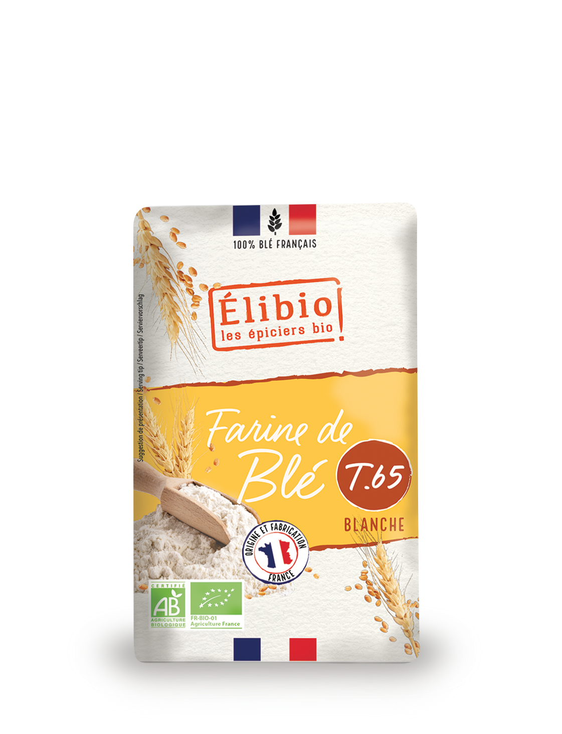 Elibio Élibio Tarwebloem - T65 Frankrijk Bio (1000 gr)