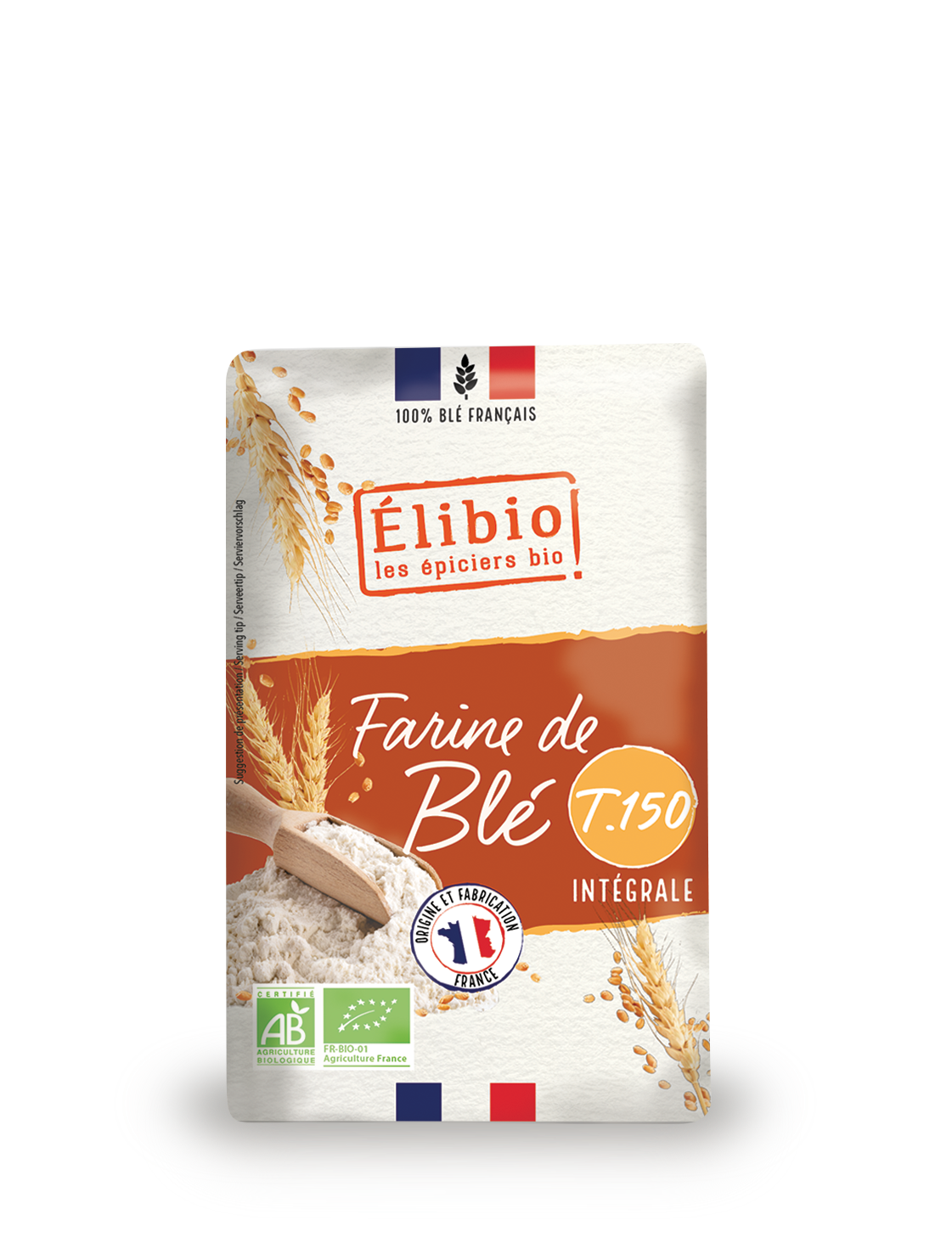 Elibio Élibio Tarwebloem - T150 Frankrijk Bio (1000 gr)