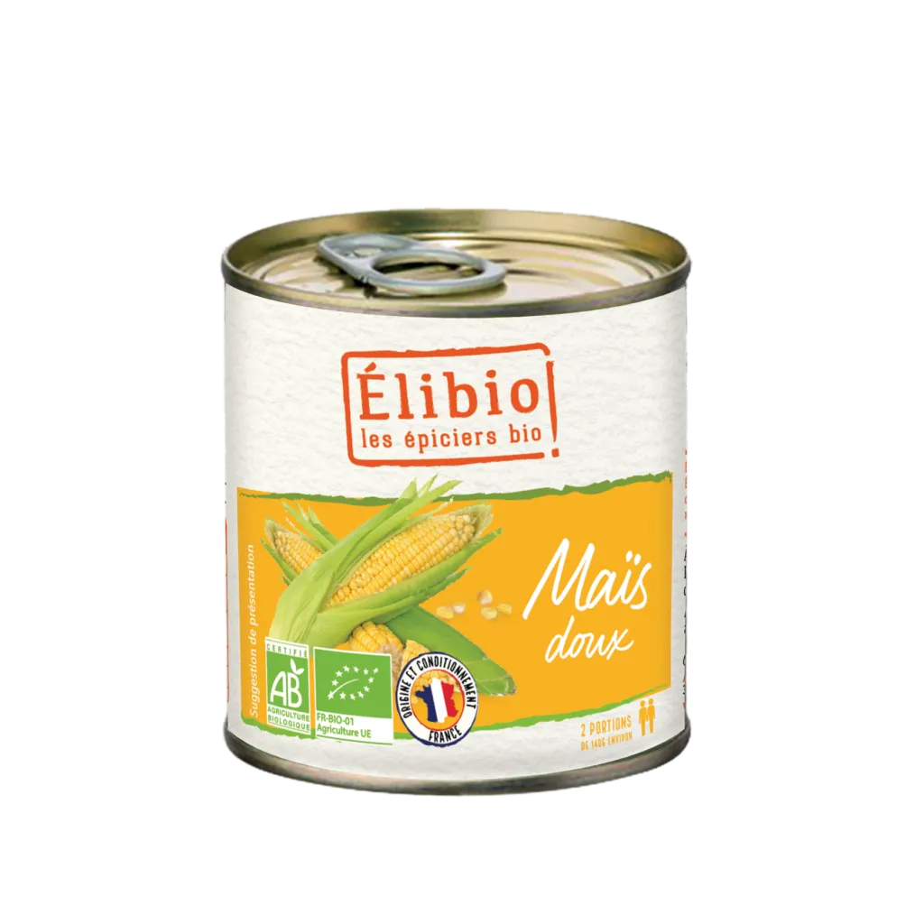 Elibio Élibio Zoete Maïs Frankrijk Bio (300 gr)