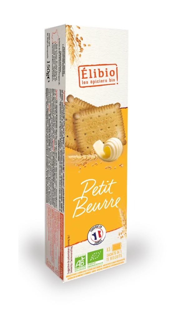 Elibio Élibio Petit Beurre 3x5 Bio (150 gr)