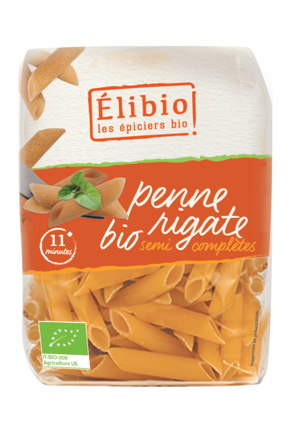 Elibio Élibio Penne Halfvolkoren Bio (500 gr)