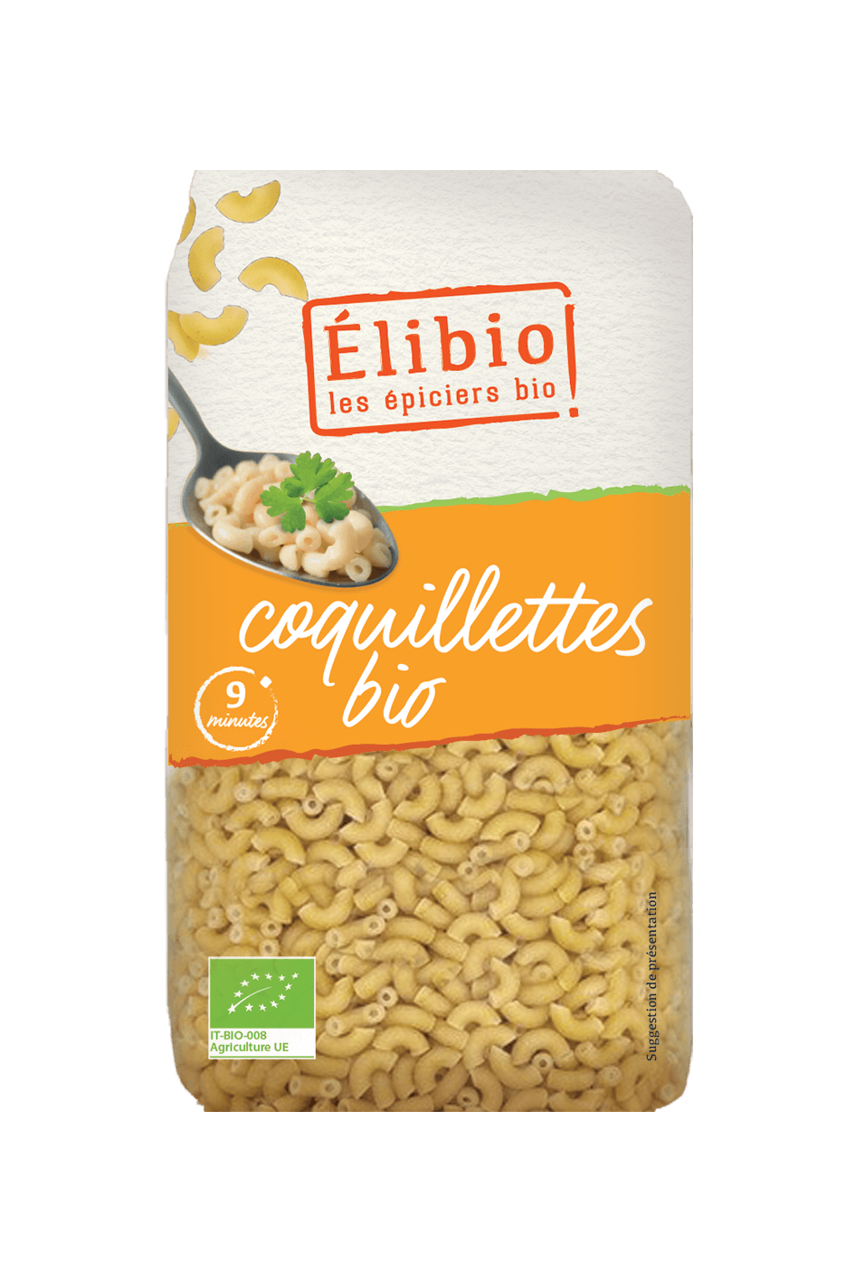 Elibio Élibio Schelpjespasta Wit Bio (500 gr)