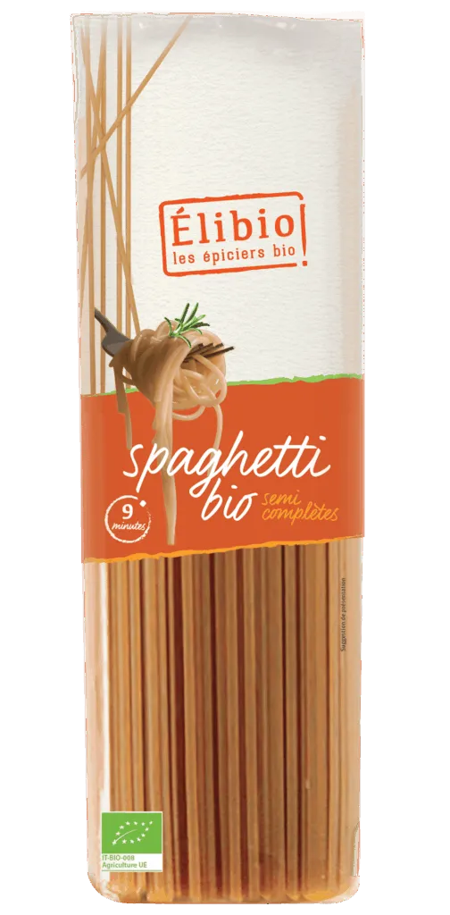 Elibio Élibio Spaghetti Halfvolkoren Bio (500 gr)