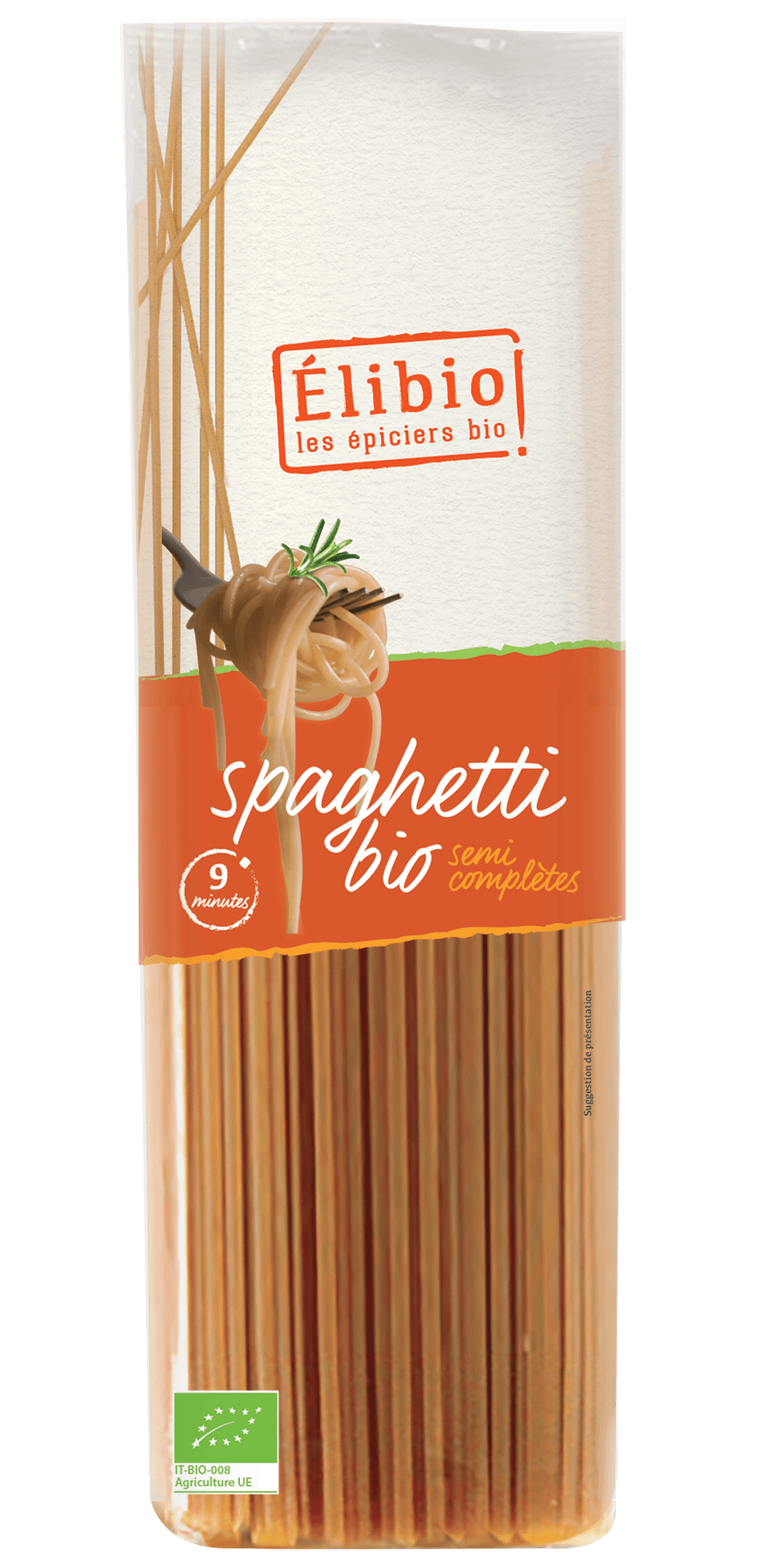 Elibio Élibio Spaghetti Halfvolkoren Bio (500 gr)