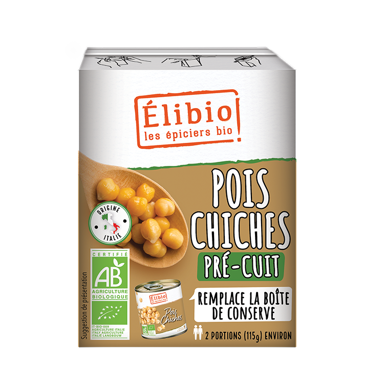 Elibio Élibio Kikkererwt 100% Italiaans Bio (380 gr)