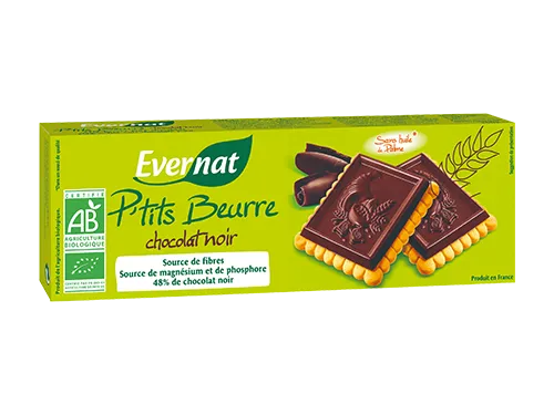 Evernat P'tits Beurre Pure Chocolade Bio (150 gr)