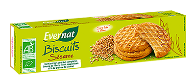 Evernat Sesamkoekjes Bio (150 gr)