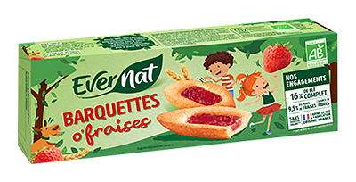 Evernat Koekjes met Aardbei Bio (120 gr)