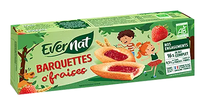 Evernat Koekjes met Aardbei Bio (120 gr)