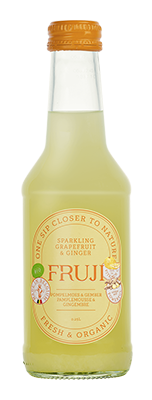 Fruji Sparkling Pompelmoes en Gember Bio (250 ml)