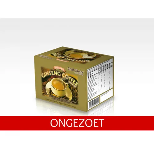 Gold Choice Ginseng Coffee zonder Suiker (20 x 12 gr)