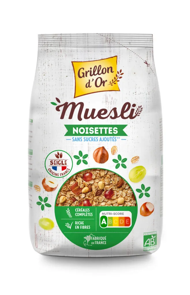 Grillon D'or Muesli Hazelnoot Bio (1000 gr)