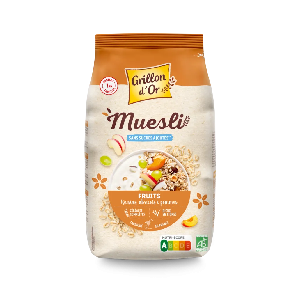 Grillon D'or Muesli met Fruit Bio (1000 gr)
