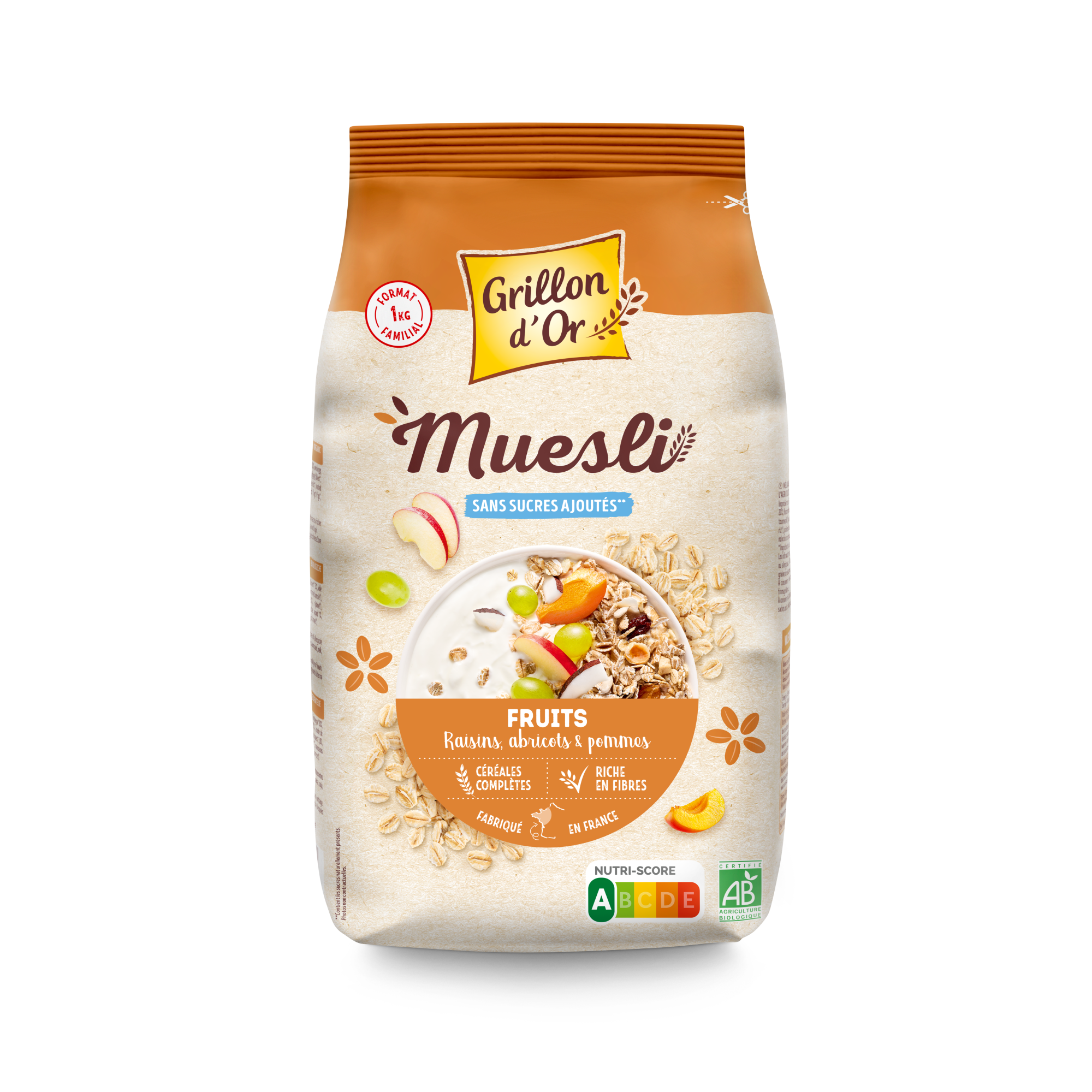 Grillon D'or Muesli met Fruit Bio (1000 gr)