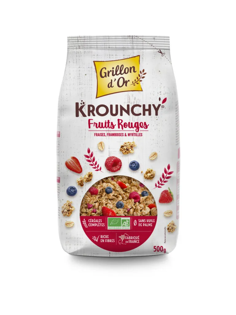Grillon D'or Krounchy Rode Vruchten Bio (500 gr)