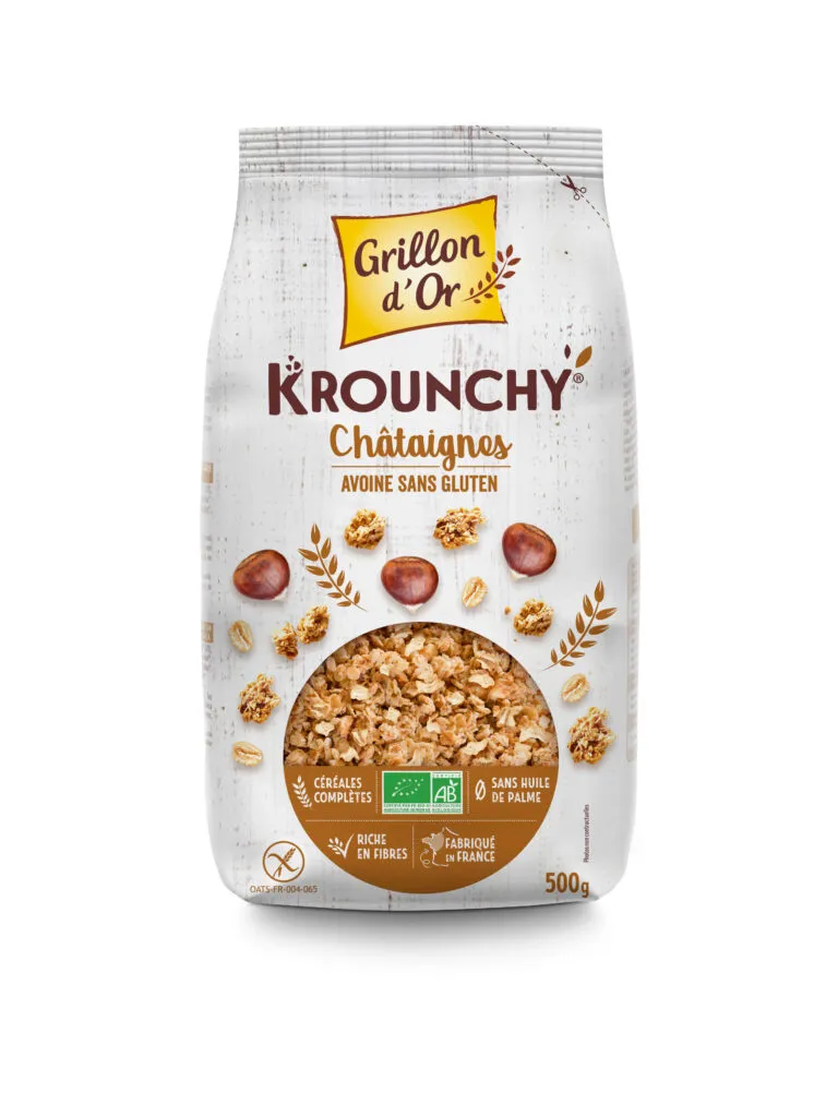 Grillon D'or Krounchy Kastanje Bio (500 gr)