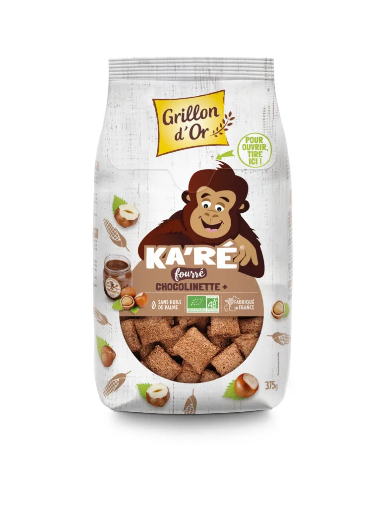 Grillon D'or Ka’ré Gevuld met Chocopasta Bio (375 gr)