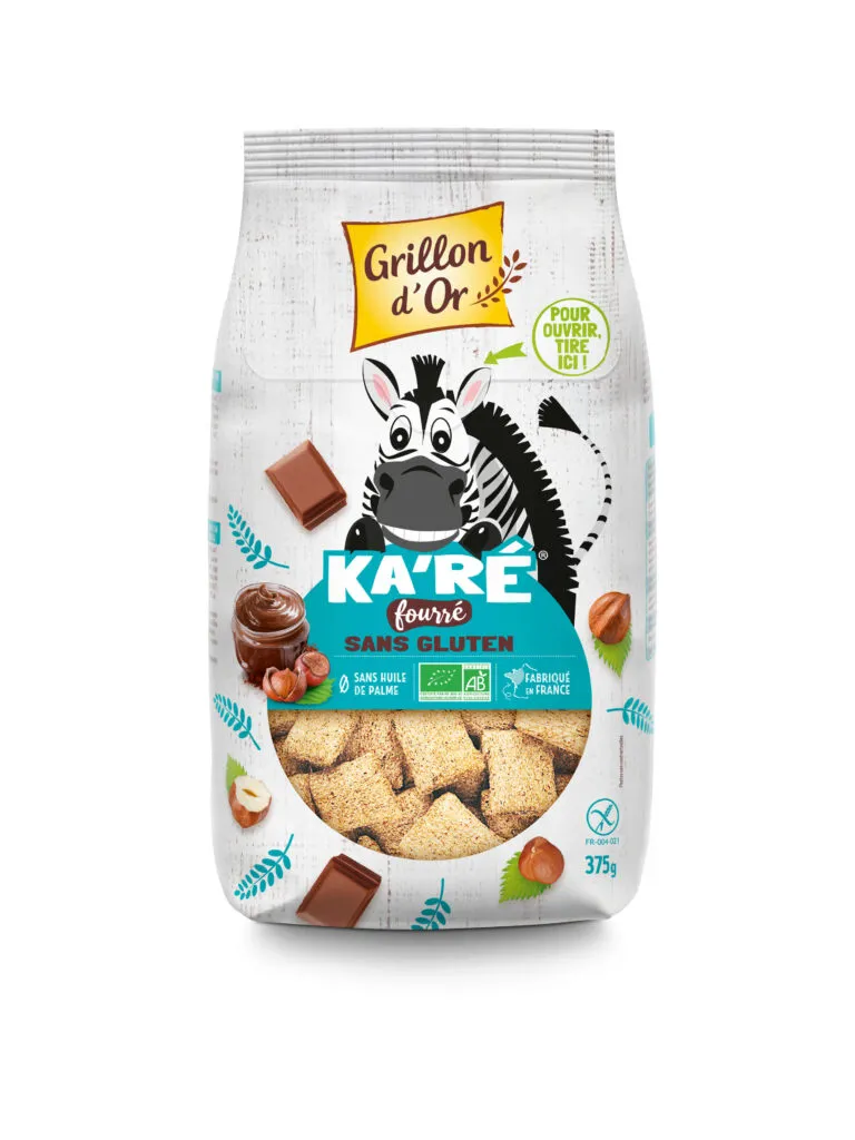 Grillon D'or Karé Gevuld Glutenvrij Bio (375 gr)