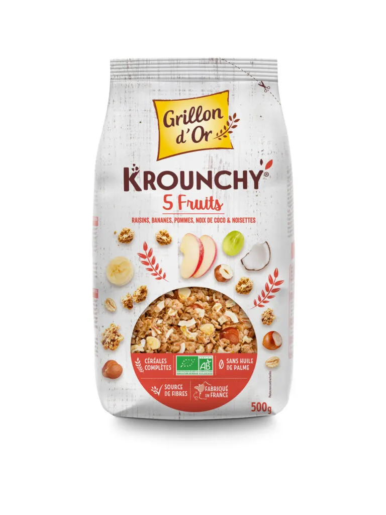 Grillon D'or Krounchy 5 Vruchten Bio (500 gr)