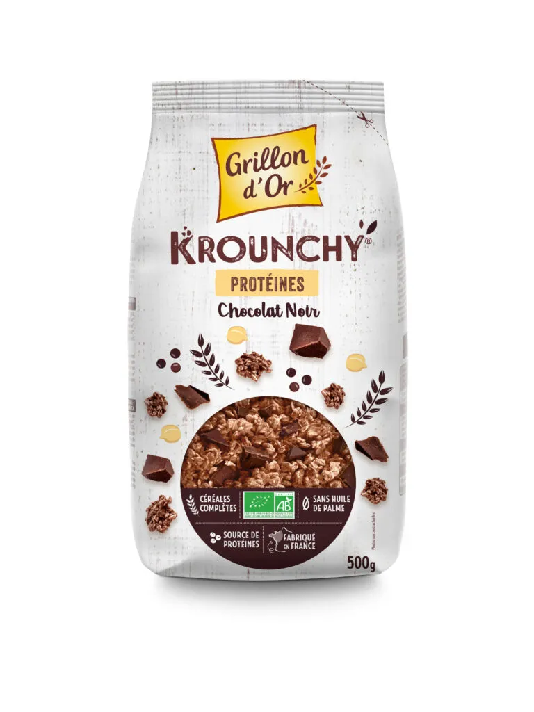 Grillon D'or Krounchy Chocolade Bio (500 gr)
